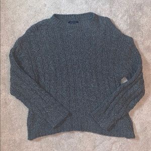 Gray Crew Neck Sweater